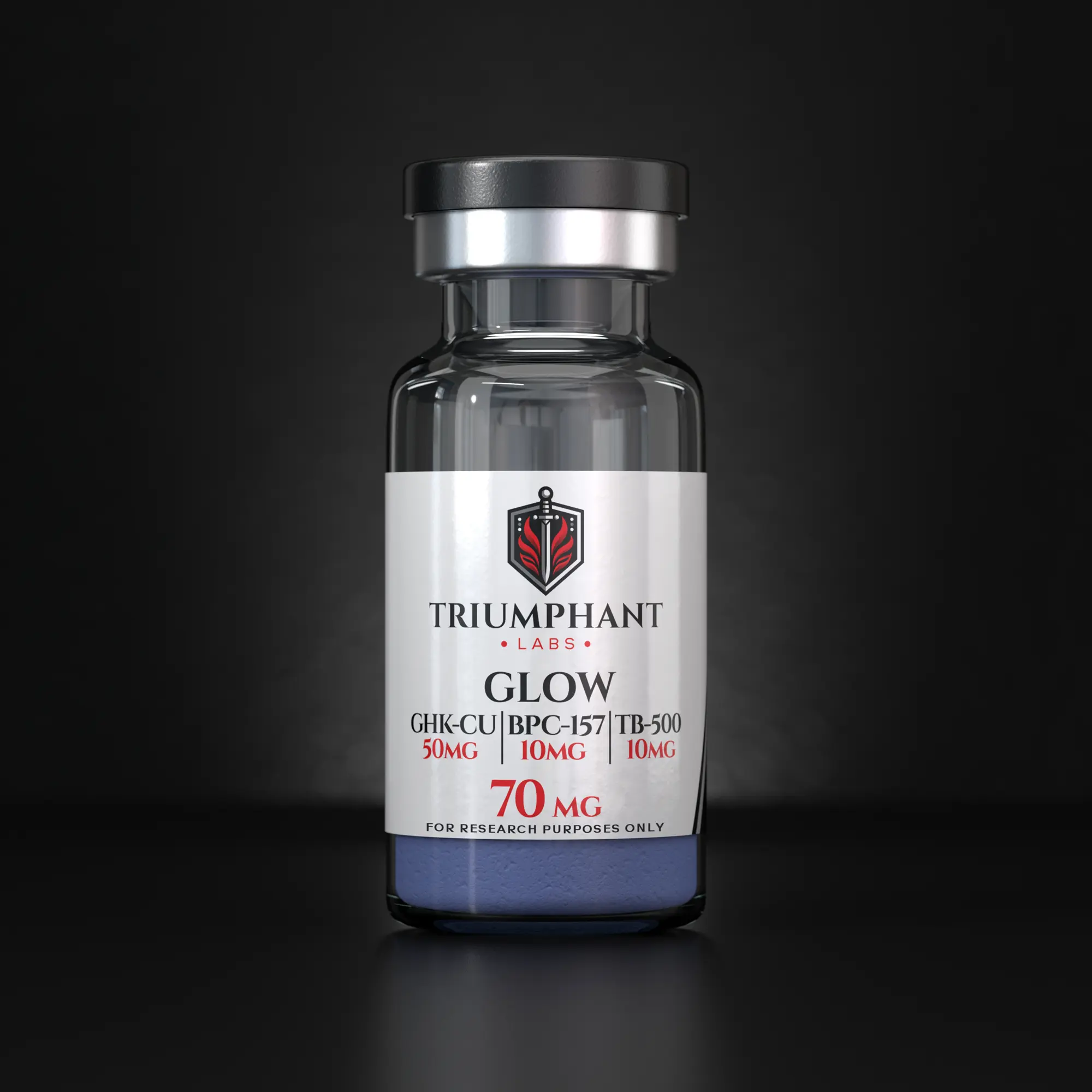 GLOW peptide vial